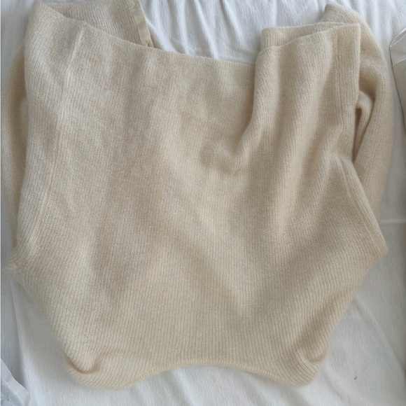 Sezane Gaspard White Cardigan Sweater - Picture 3 of 5
